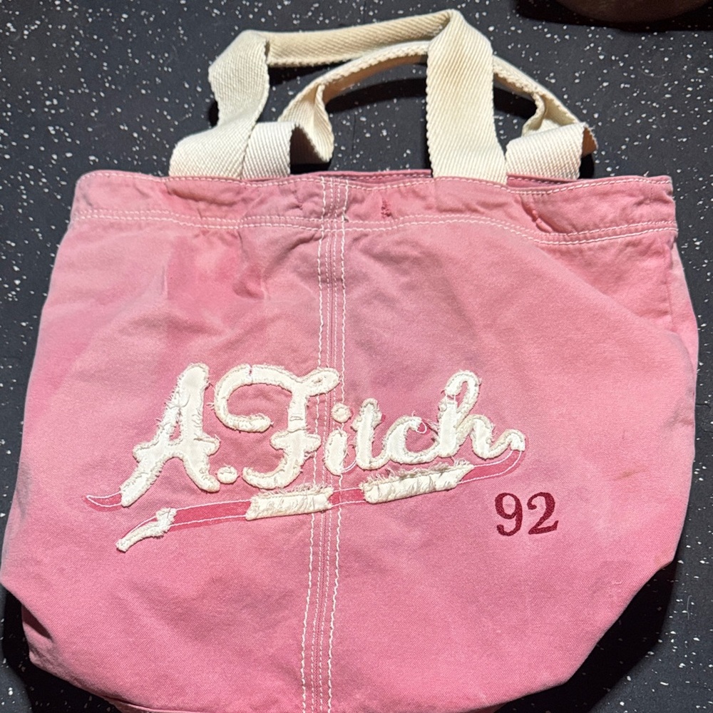 Pink Canvas Tote Bag